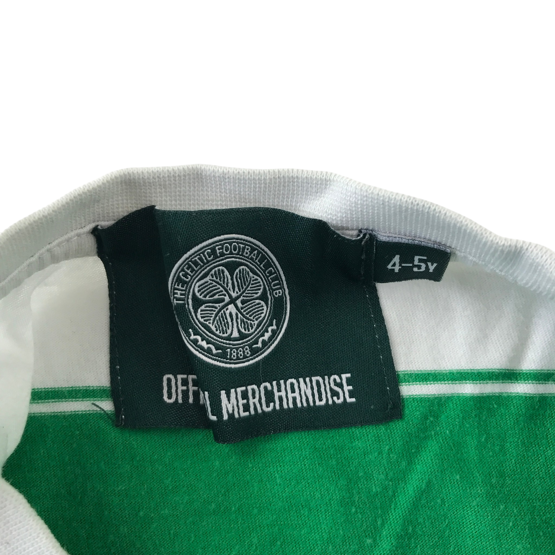Preloved Adidas Celtic FC sports top for kids