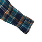 Uniqlo Shirt Age 7 Blue and Orange Checked Flannel Button Up Cotton