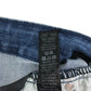 M&Co jean women's size 8 blue stretchy denim low waist