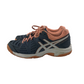 Asics Trainers Shoe Size 3 Grey and Peachy with Laces