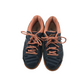 Asics Trainers Shoe Size 3 Grey and Peachy with Laces