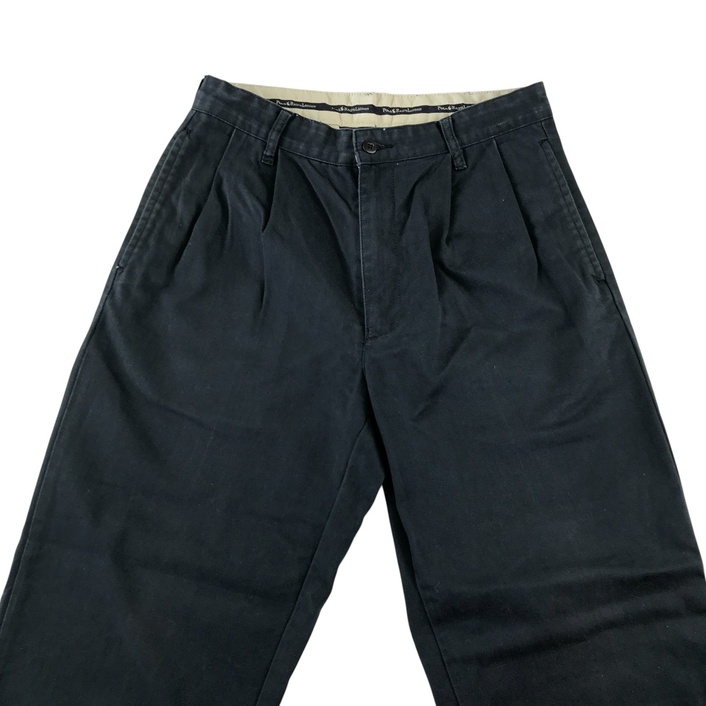 Ralph Lauren trouser adult size W30in L34in navy chatfield chino style cotton