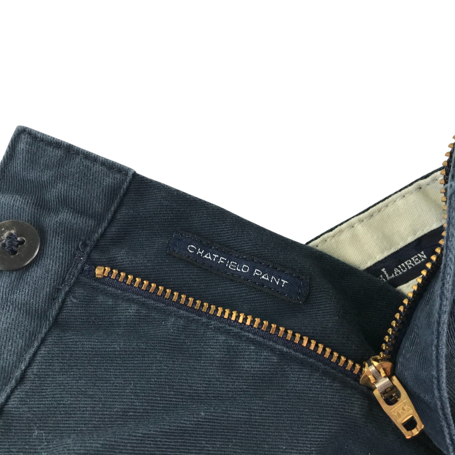 Ralph Lauren trouser adult size W30in L34in navy chatfield chino style cotton