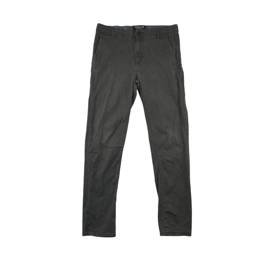 H&M Trousers 11-12 Years Grey Chino Style Slim Fit