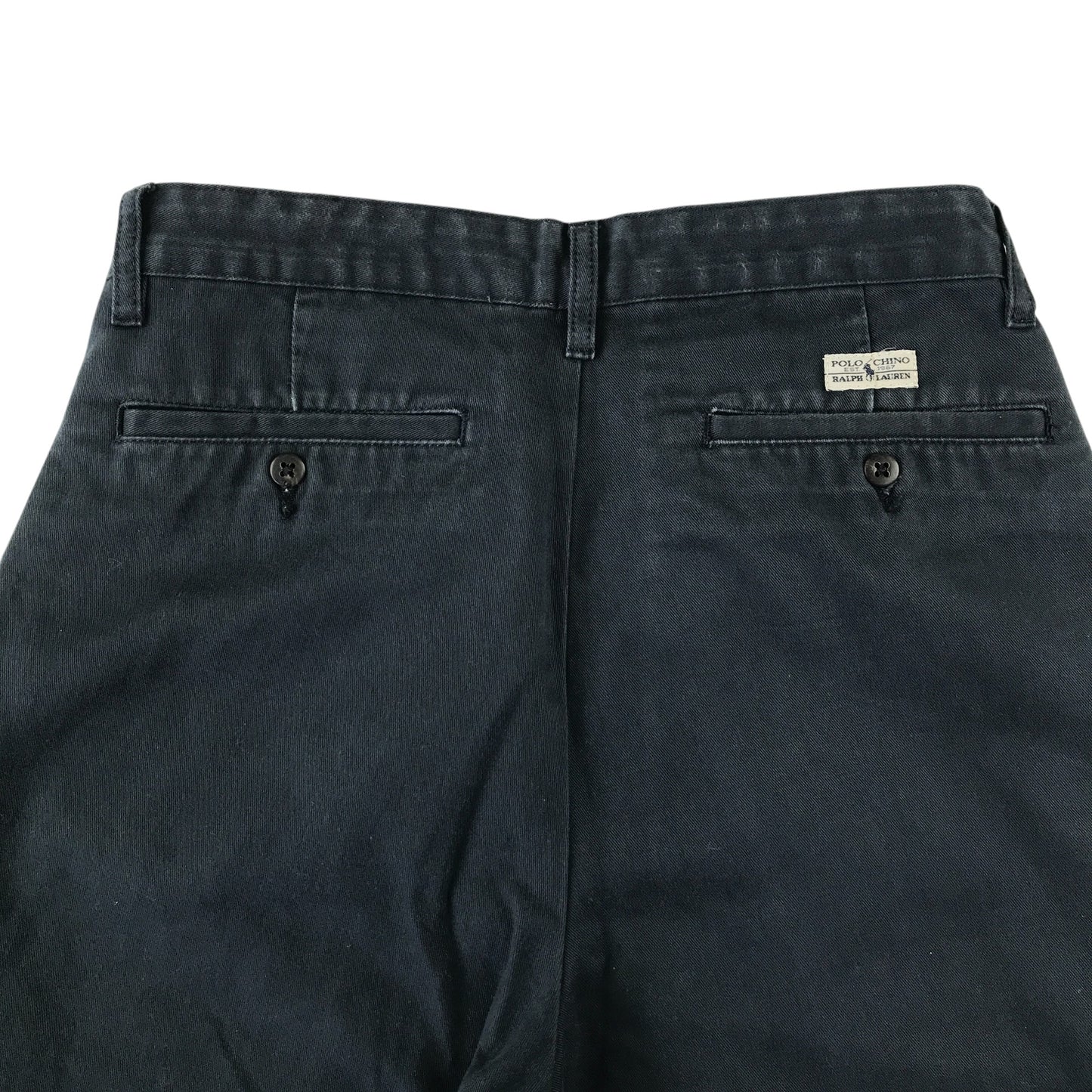 Ralph Lauren trouser adult size W30in L34in navy chatfield chino style cotton