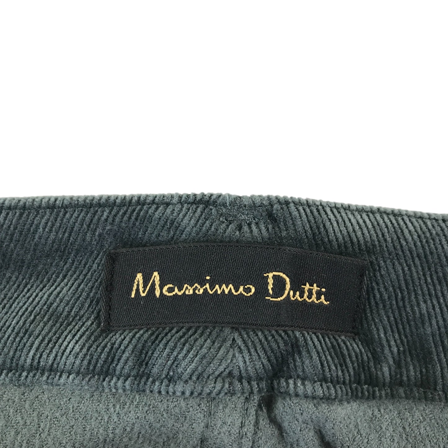 Massimo Dutti trouser women's size EUR38 grey corduroy