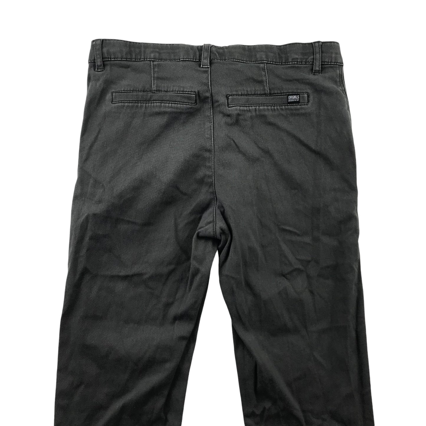 H&M Trousers 11-12 Years Grey Chino Style Slim Fit