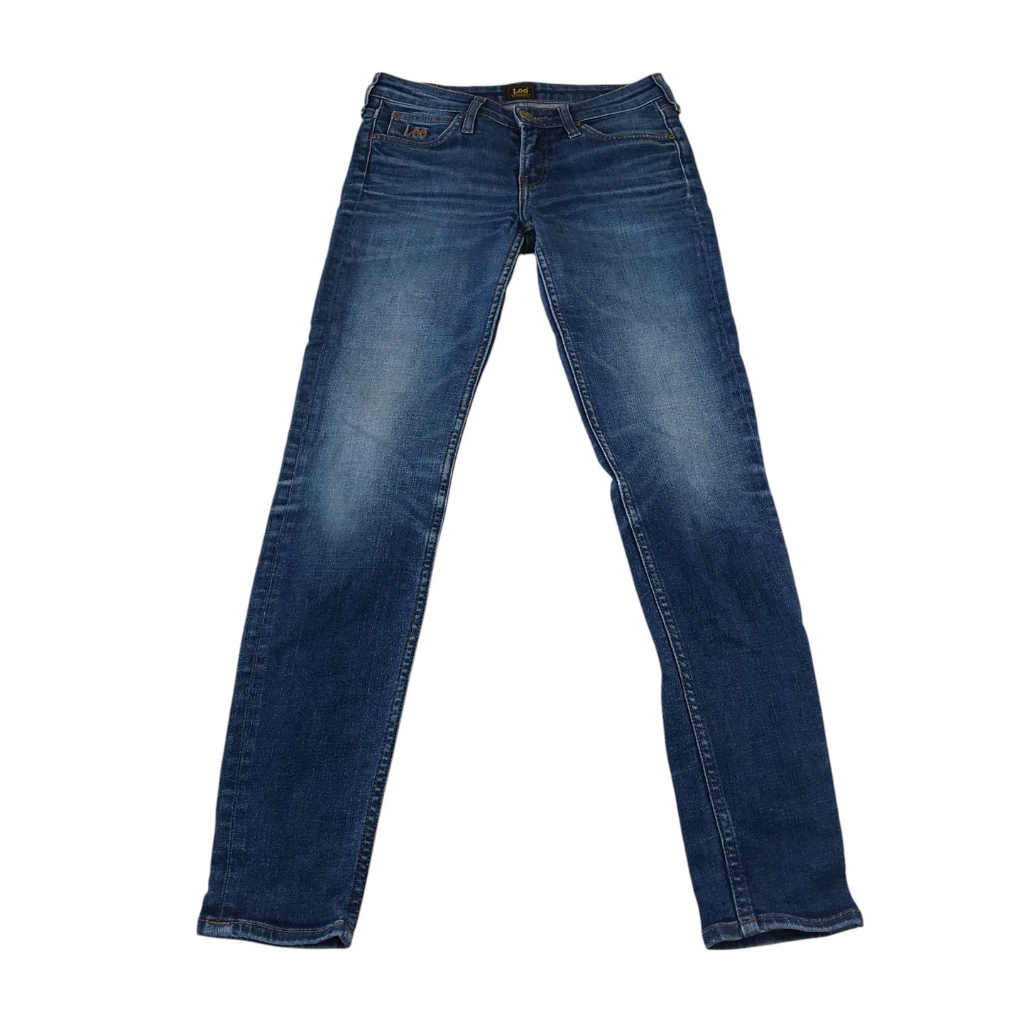 Lee jeans adult W27 L33 blue denim button and zipper fastening