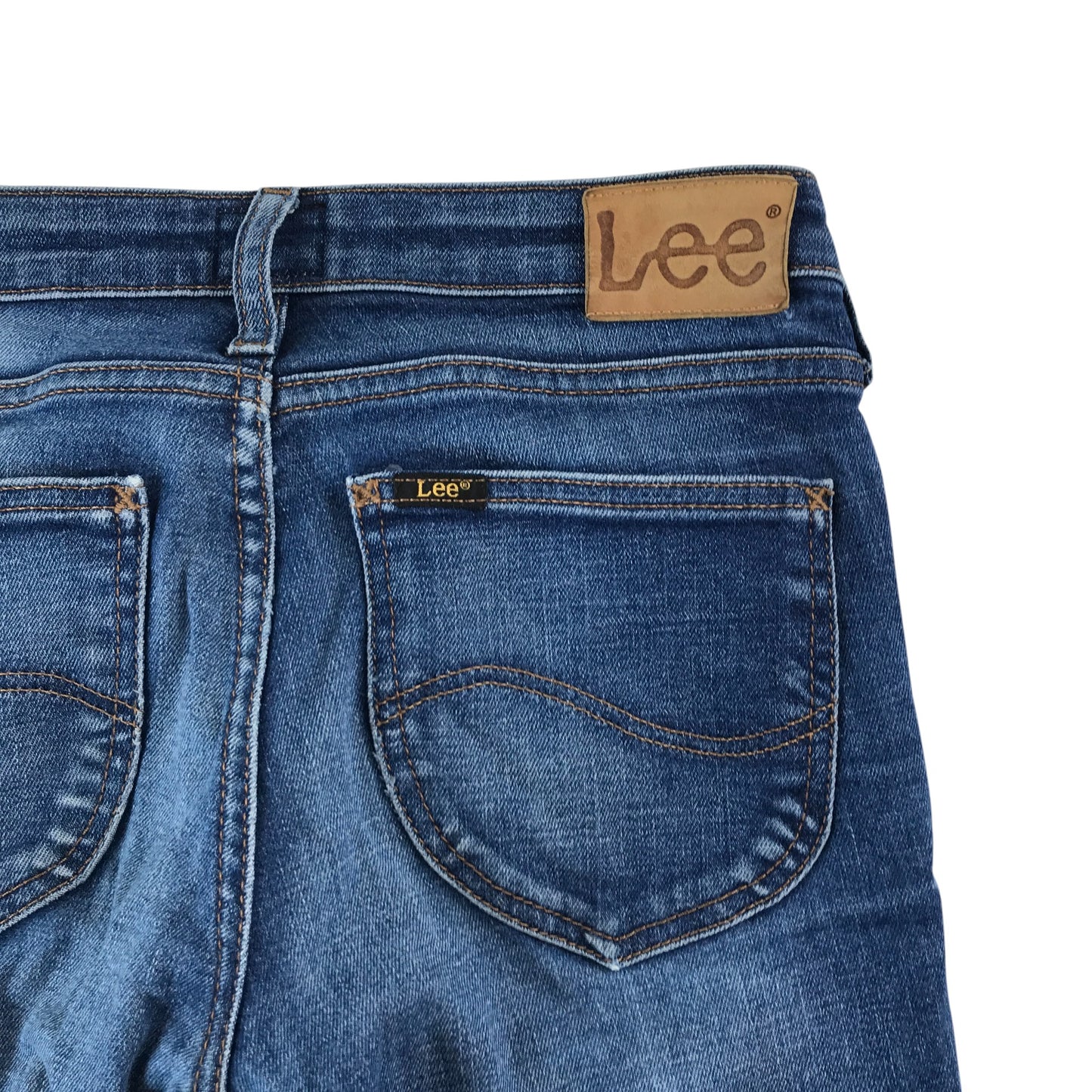 Lee jeans adult W27 L33 blue denim button and zipper fastening