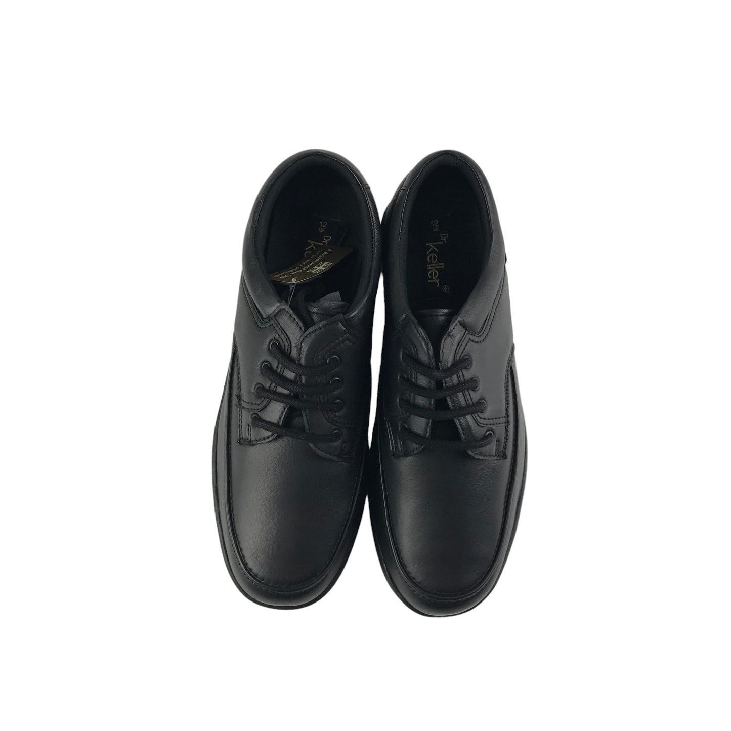 Dr Keller Leather Shoes Shoe Size 12 Black with Laces