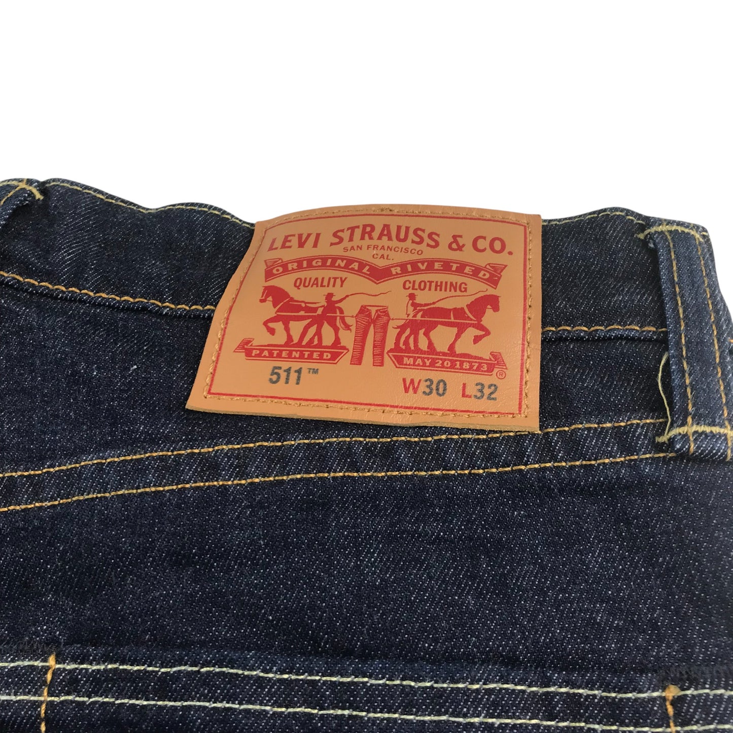 Levi's jeans W30 L32 dark navy blue slim straight legs