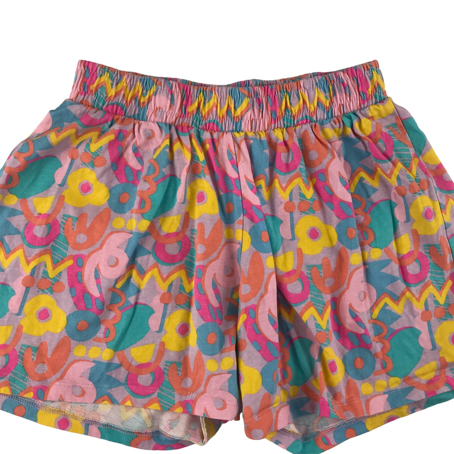 Dunnes Stores Shorts Age 8 Multicolour Graphic Print Pattern