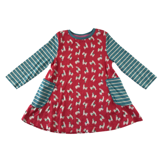 Boden 9-10 years red dress
