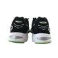 Asics trainers shoe size UK 10.5 black white soles and green detailing