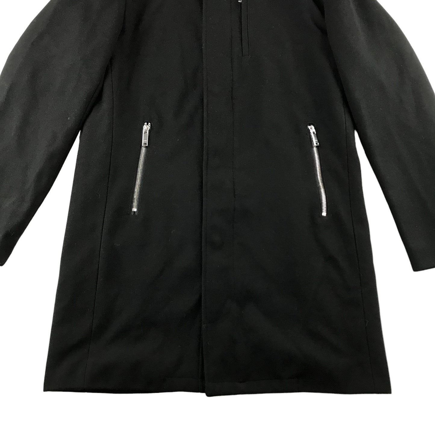 Zara coat size M black smart casual