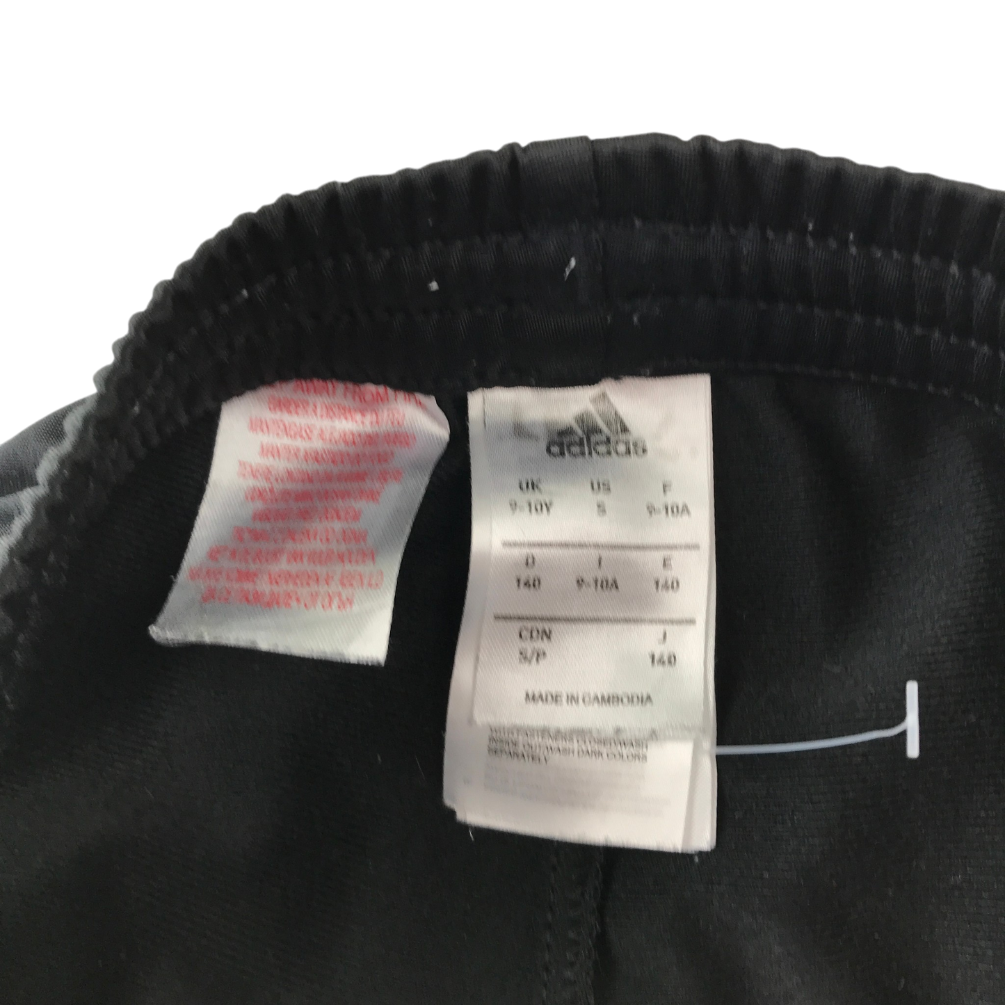 Adidas 9-10 years black joggers