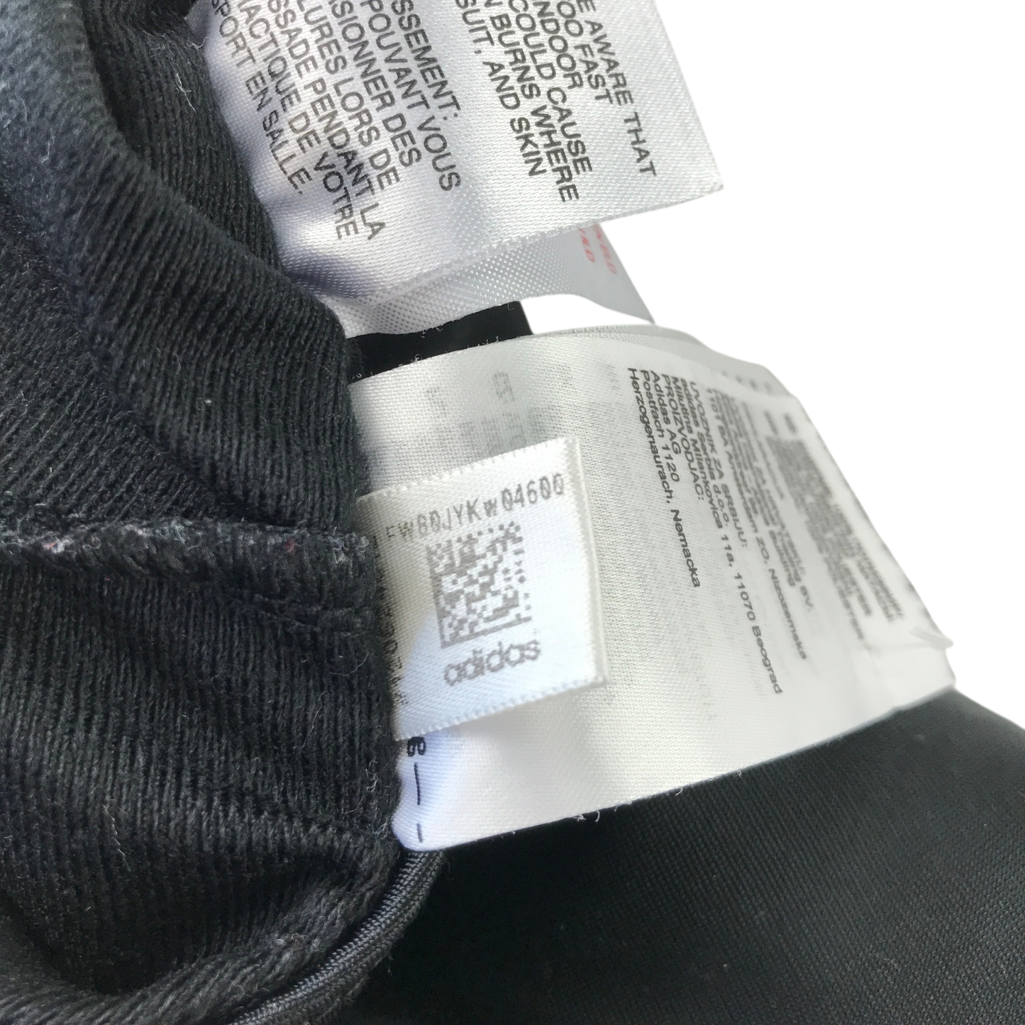 Adidas 9-10 years black joggers