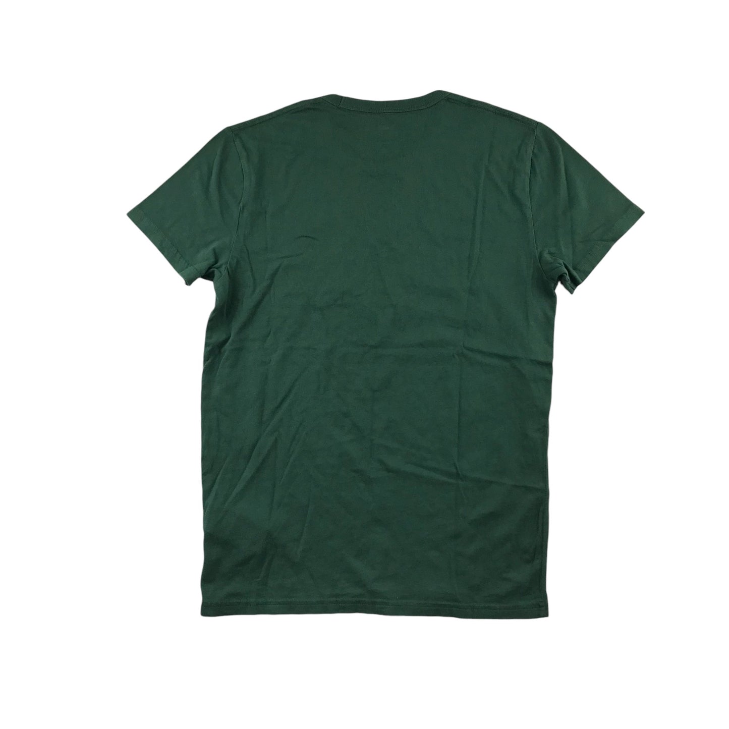 Hollister T-Shirt Men's Extra Small Green Large Logo Cotton