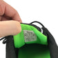 Asics trainers shoe size UK 10.5 black white soles and green detailing