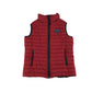 Joules Gilet 5-6 years red with navy detailing and logo
