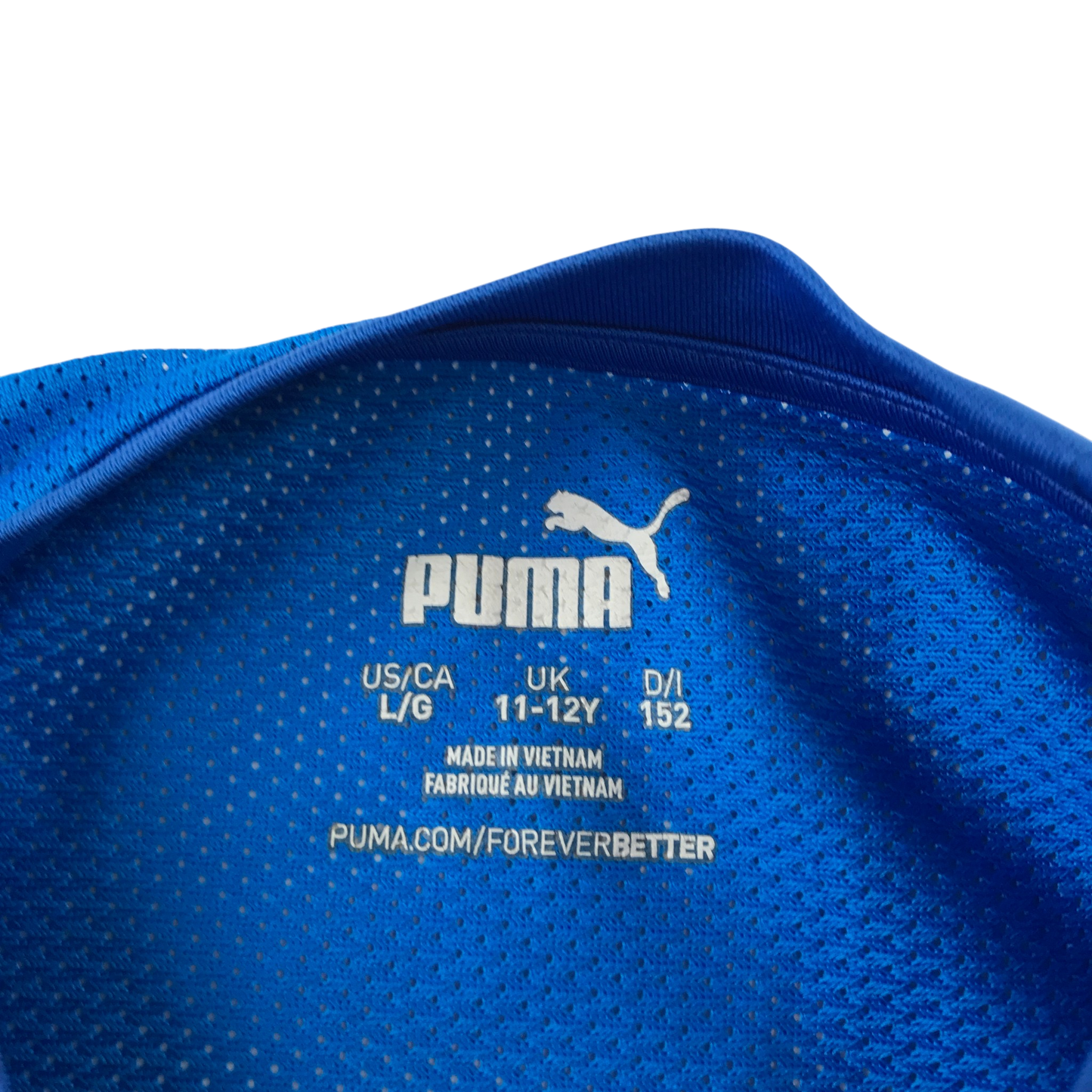 Puma 11-12 years blue sports top