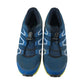 Salomon trainers shoe size UK 4 blue and yellow speed cross pull cord slip on