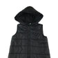 Shein Gilet 6-7 years black puffer with hood