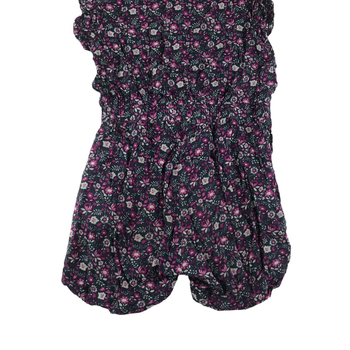 Weird Fish Playsuit Age 5 Purple Floral Print Pattern