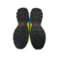 Salomon trainers shoe size UK 4 blue and yellow speed cross pull cord slip on