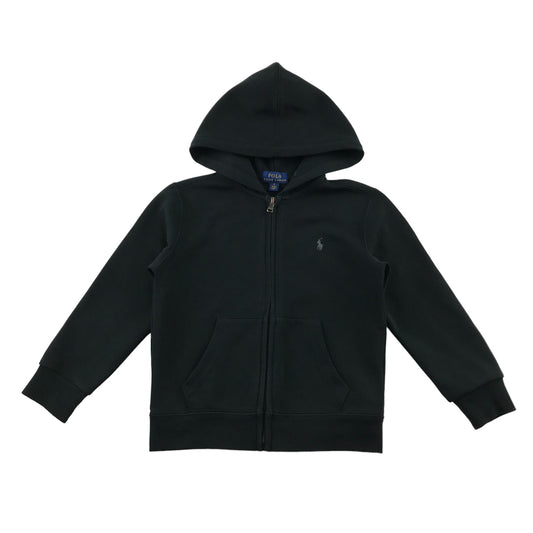 Ralph Lauren Polo hoodie age 5 black full zipper casual