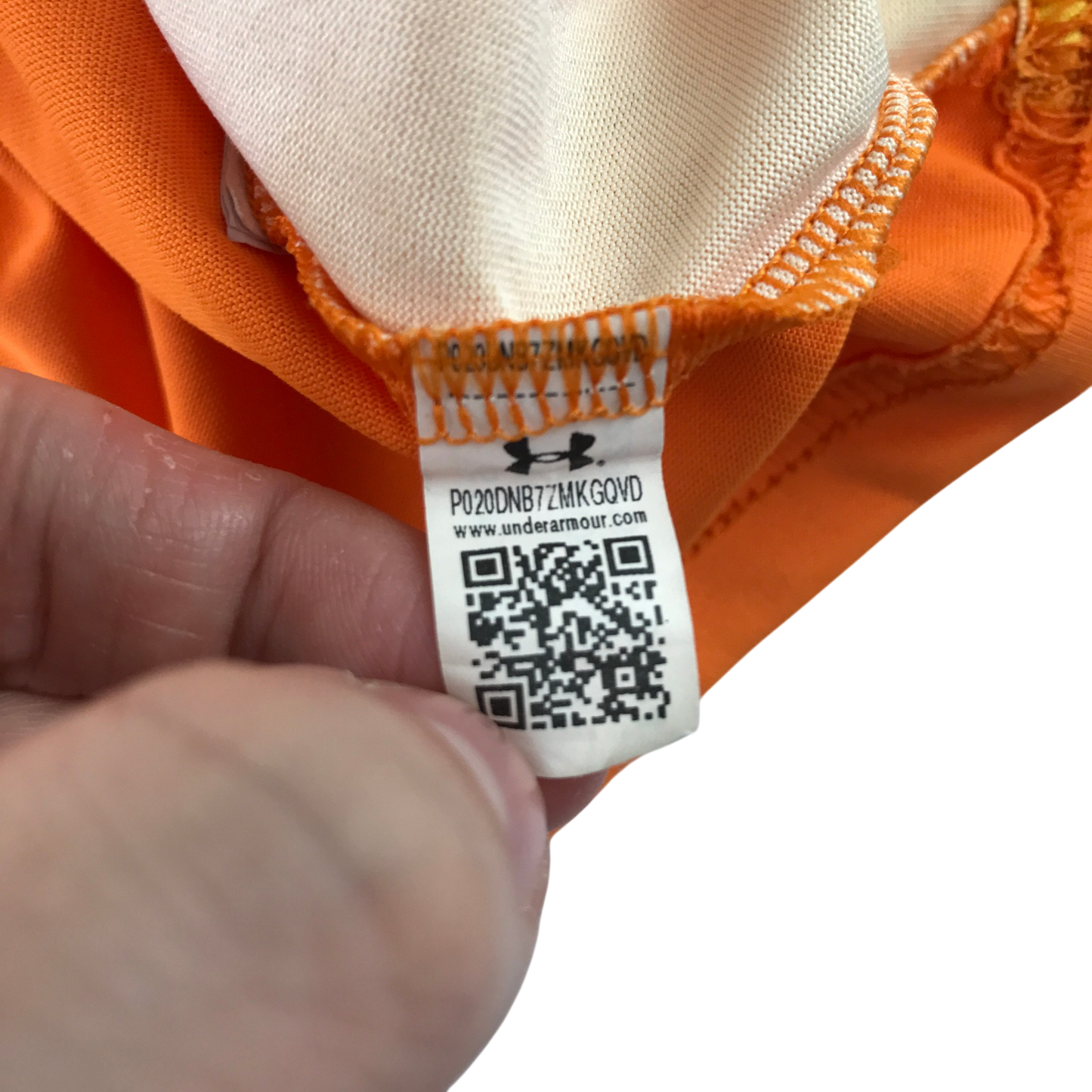 Under Armour 10-12 years orange sports top