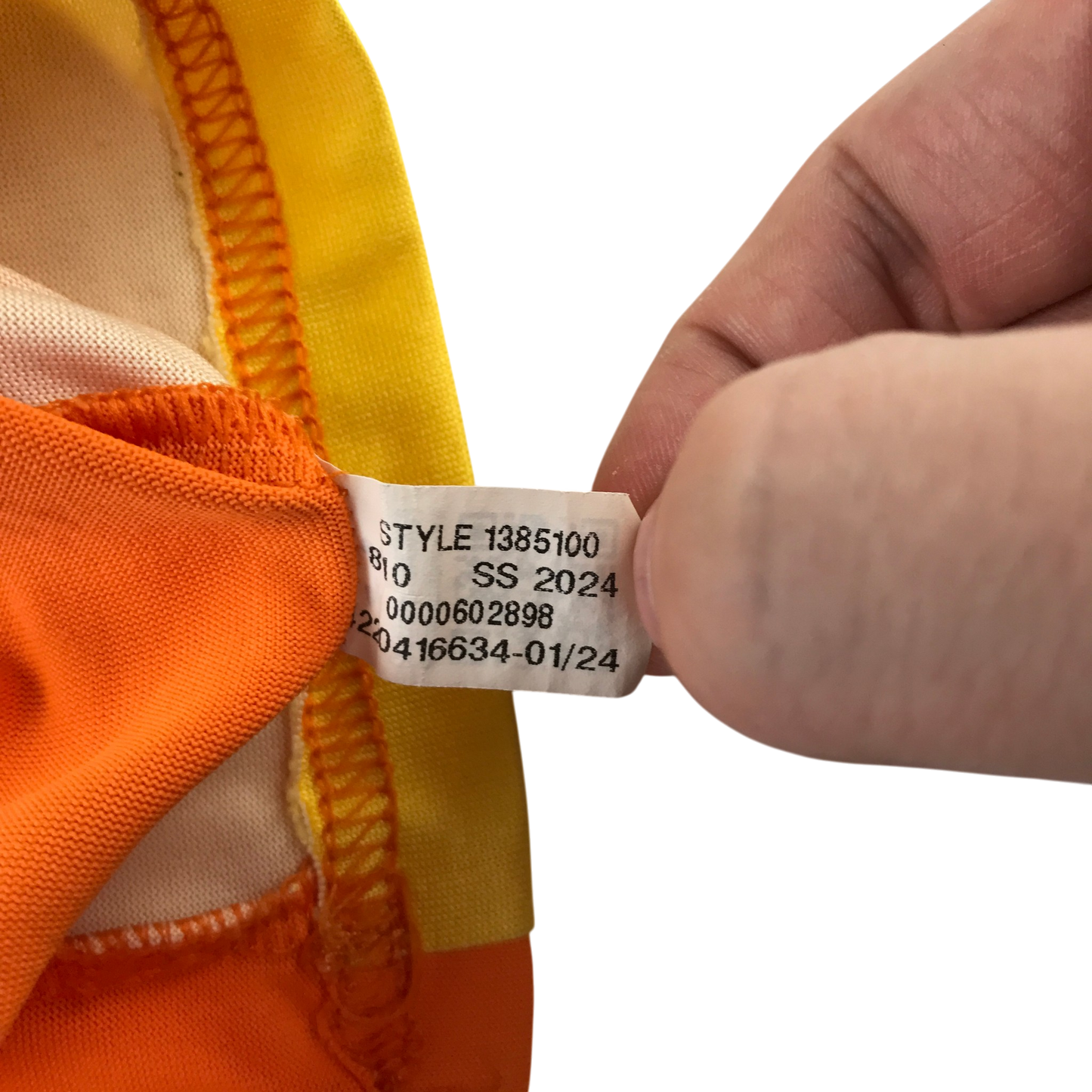 Under Armour 10-12 years orange sports top