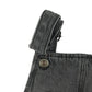 Zara Dungaree Dress Age 4 Dark Grey Mickey mouse Embroidery Cotton