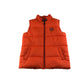 M&S Gilet 9-10 years orange fleece lined with black detailing