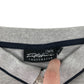 Crosshatch Polo Shirt Men's Large Grey Collared