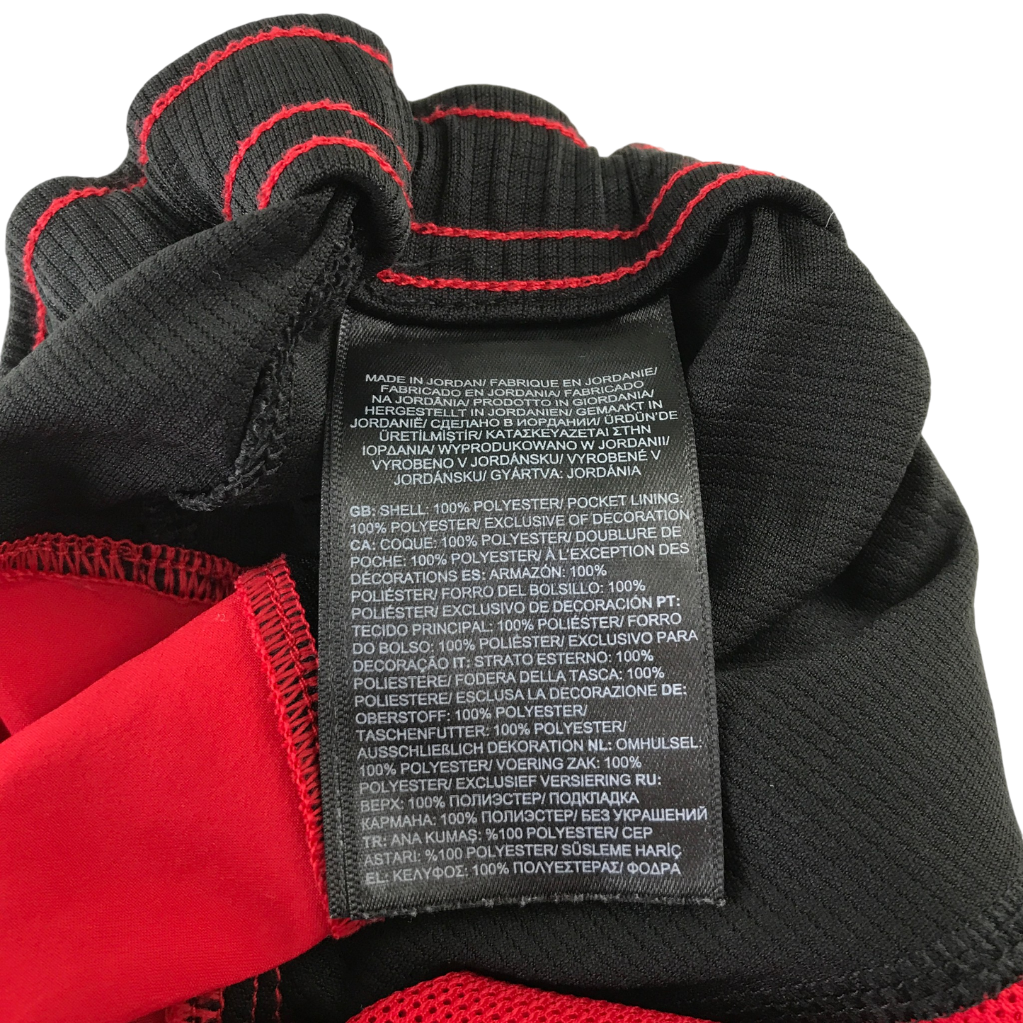 North Face 12-13 years red sports shorts