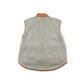 Leigh Tucker Gilet 9-10 years white fleece material