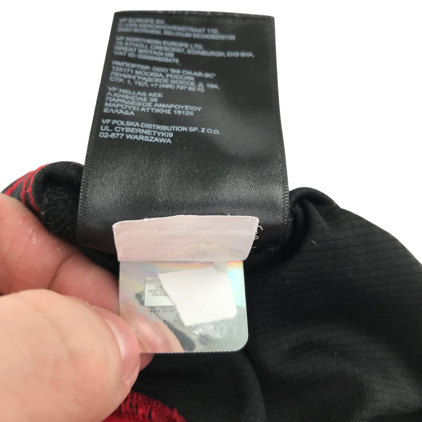 North Face 12-13 years red sports shorts