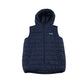 Peter Storm Gilet 11-12 years navy puffer with hood and logo