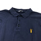 Next Polo Shirt Men's large Navy Plain with Logo Regular Fit