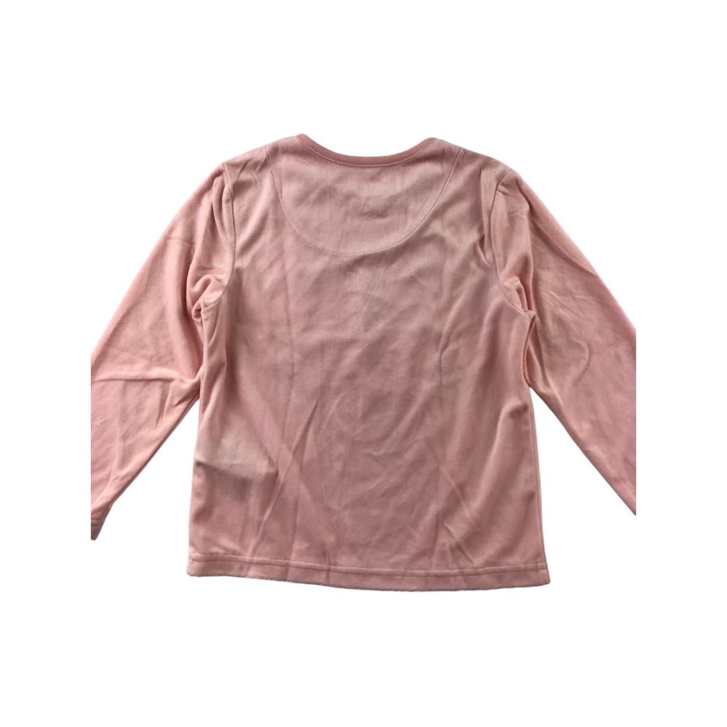 Primark t-shirt 4-5 years light pink fleecy fairies long sleeve