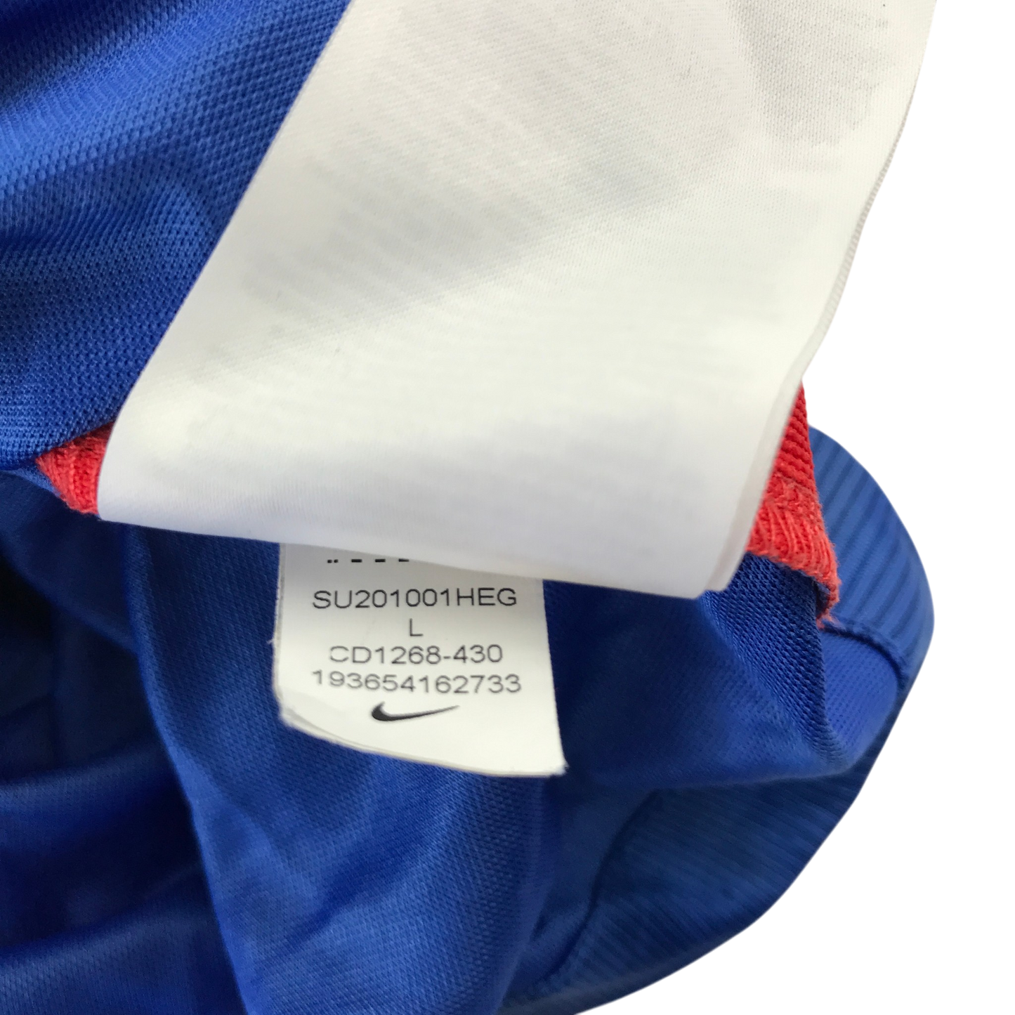 Nike England 6-7 years blue sports top