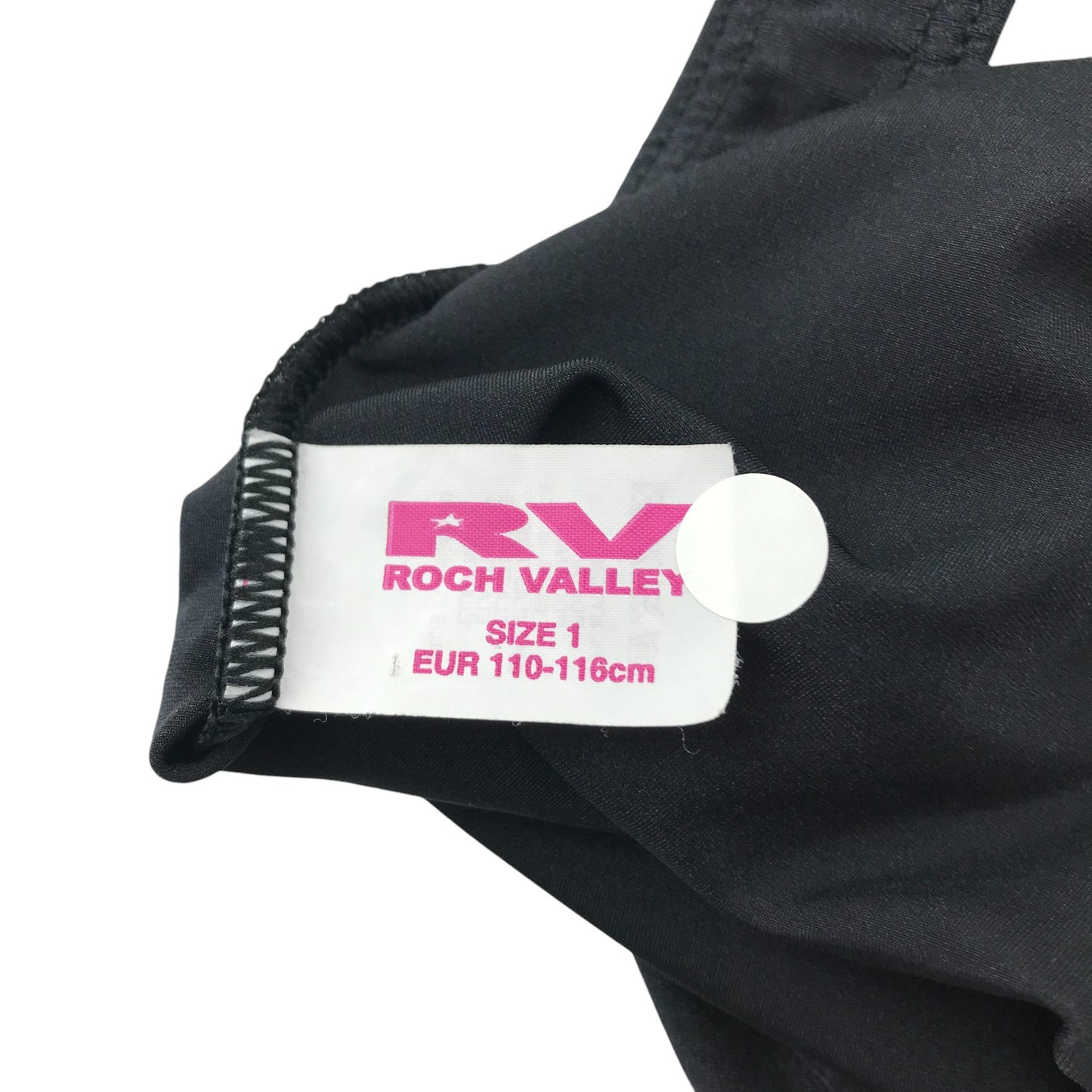 Roch Valley Leotard 5-6 years black plain sleeveless