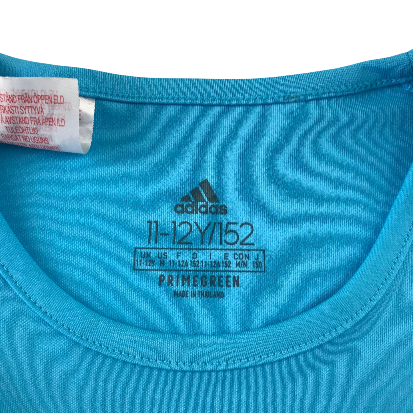 Adidas 11-12 years blue sports top