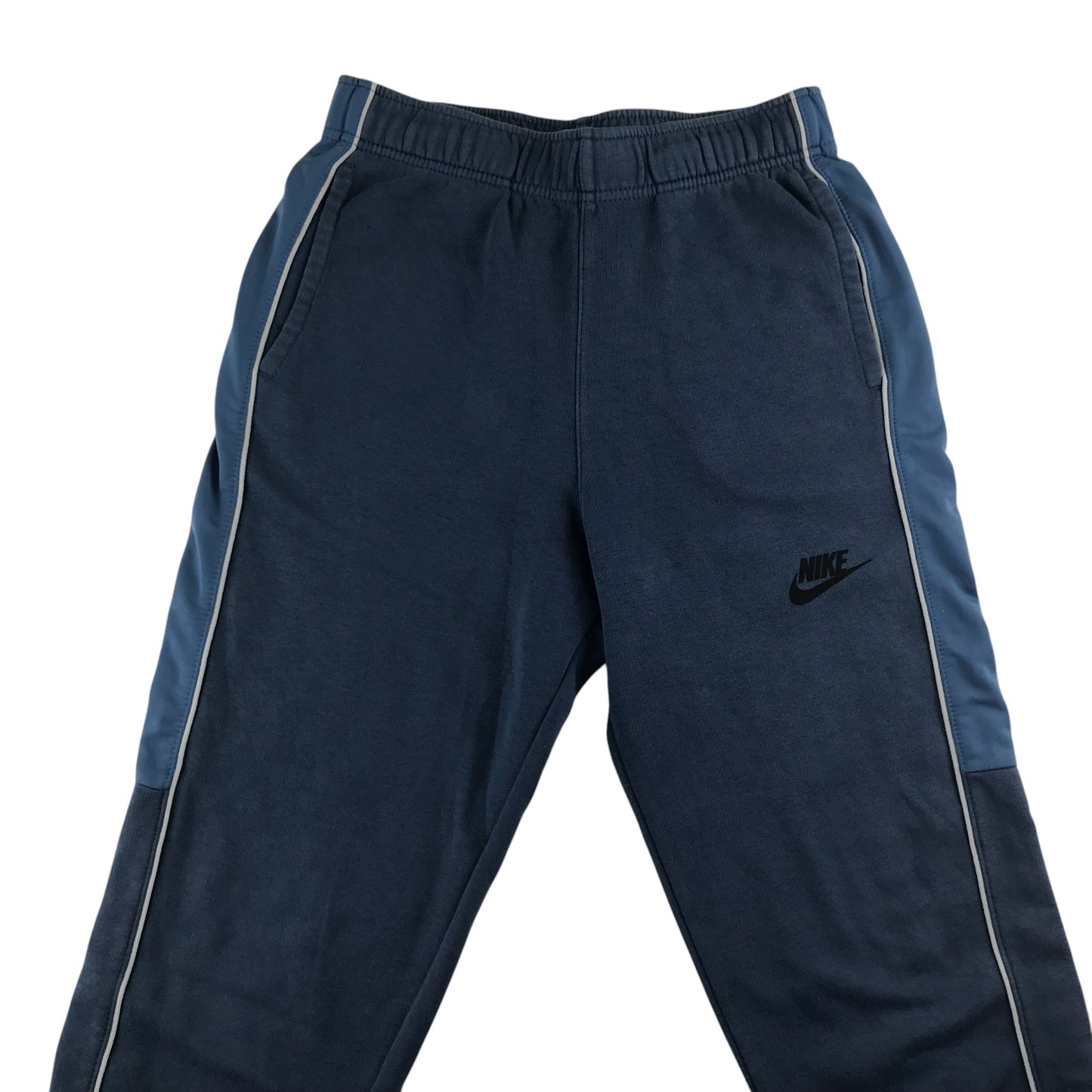 Nike joggers 11-12 years dusty blue cotton blend cuffed ankles