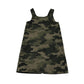 M&S dress 6-7 years khaki green and brown camo pattern A-line dungaree style