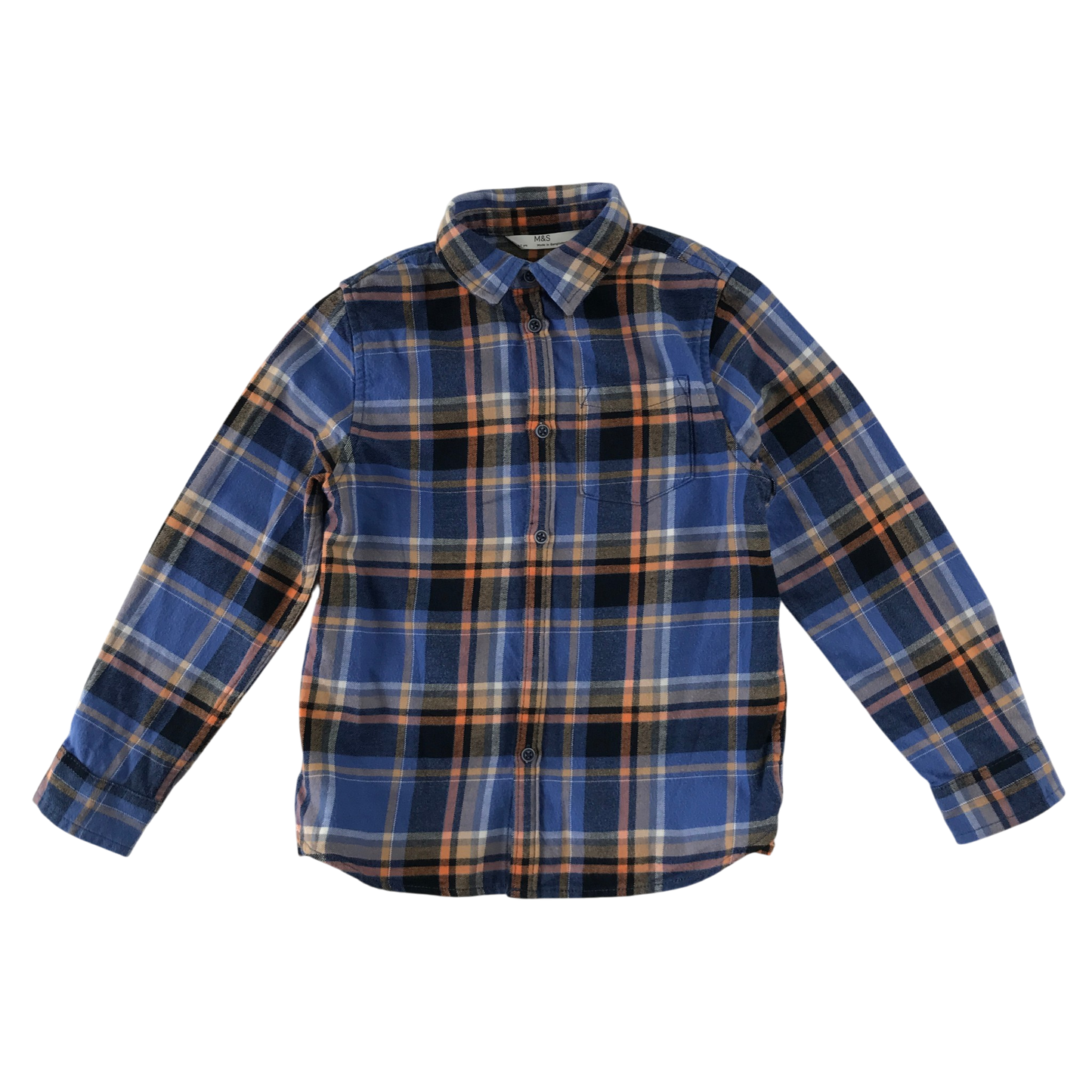M&S 6-7 years blue shirt