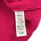 M&S cardigan 5-6 years pink knitted cloud rainbow embroidered cotton
