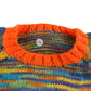 Handknitted jumper 5-6 years multicolour pattern
