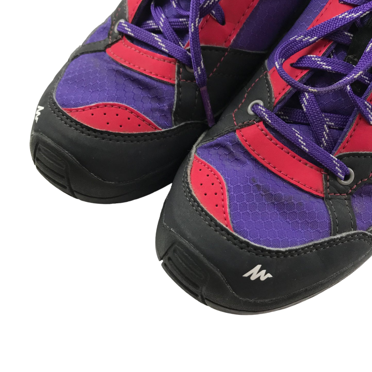 Decathlon Walking Shoes Shoe Size 4 Purple and Pink Novadry with Laces